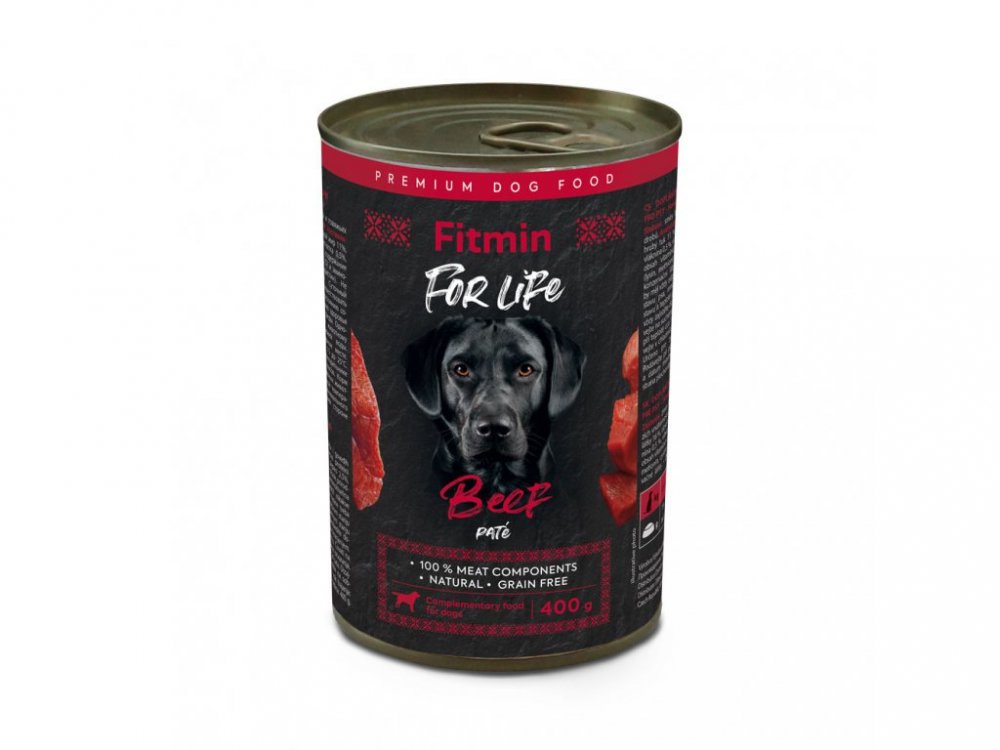 Fitmin For Life Dog konzerva Beef 400g