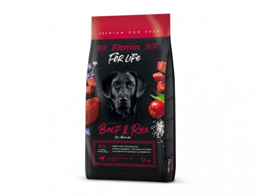 Fitmin Dog For Life Adult Beef & Rice 12kg