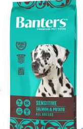 Banters Dog Adult Sensitive Salmon&Potato 15kg