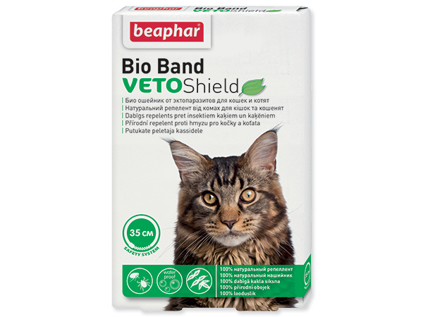 Beaphar Cat Bio Band antiparazitní obojek 35 cm
