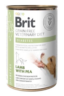 Brit Veterinary Diet Dog Grain Free konzerva Diabetes 400g