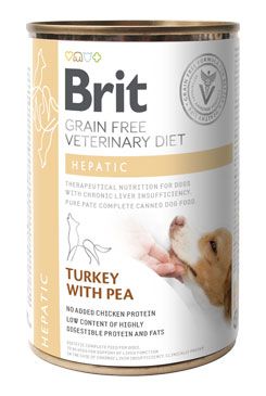 Brit Veterinary Diet Dog Grain Free konzerva Hepatic 6x400g