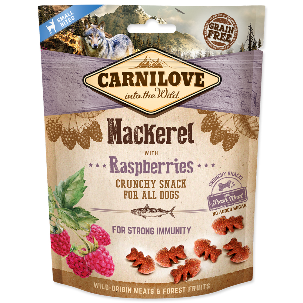 Carnilove Dog Crunchy Snack Mackerel with Raspberries 200g