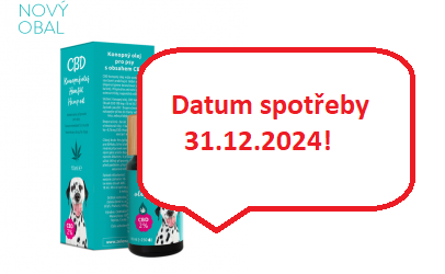 CBD Konopný olej 2% pro zvířata 10 ml