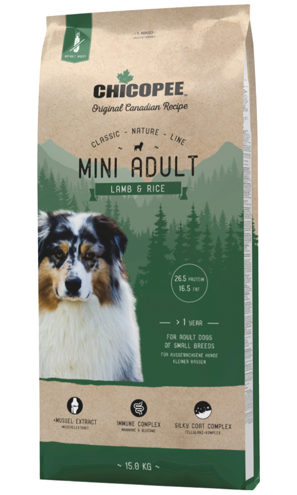 Chicopee Classic Nature Mini Adult Lamb & Rice 2x15kg