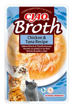 Churu Cat CIAO Broth Chicken&Tuna Recipe 12x40g