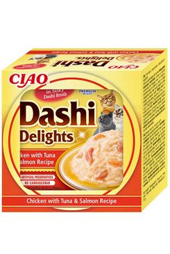 Churu Cat CIAO Dashi Delights Chicken with Tuna&Salmon 70g