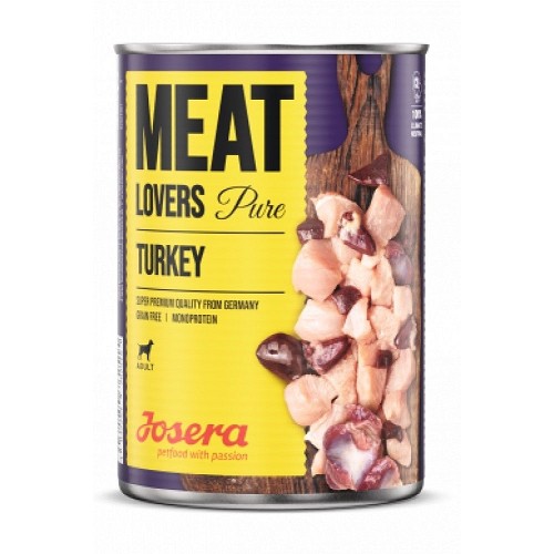 Josera Dog Konzerva Meat Lovers Pure Turkey 6x400g