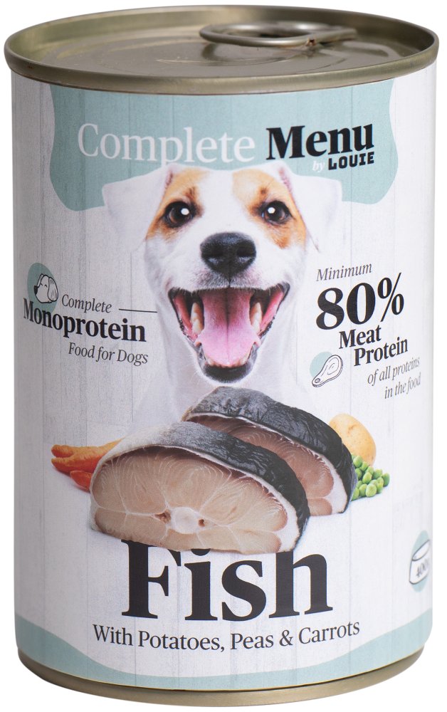 Louie Complete Menu Dog konzerva Fish Monoprotein 400g