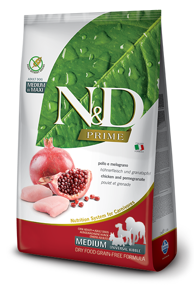 N&D Prime Dog Prime Adult M/L Chicken & Pomegranate 2x12kg