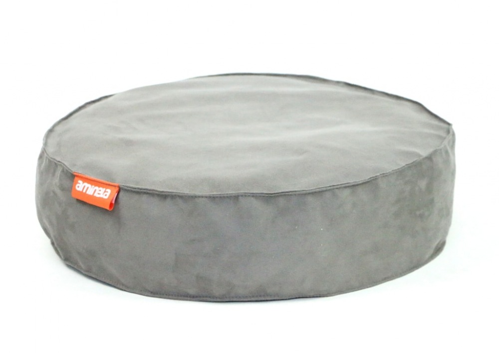 Kulatý pelíšek Aminela Full comfort šedý 50 cm