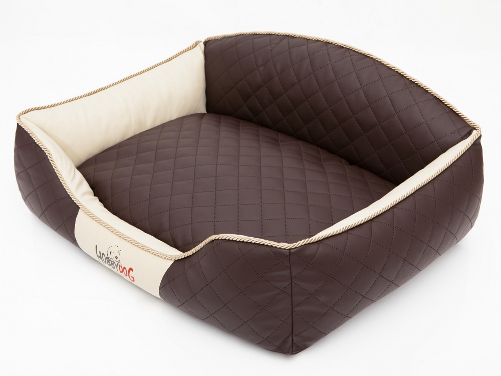 Pelech Elite Dog Bed hnědo/béžový L