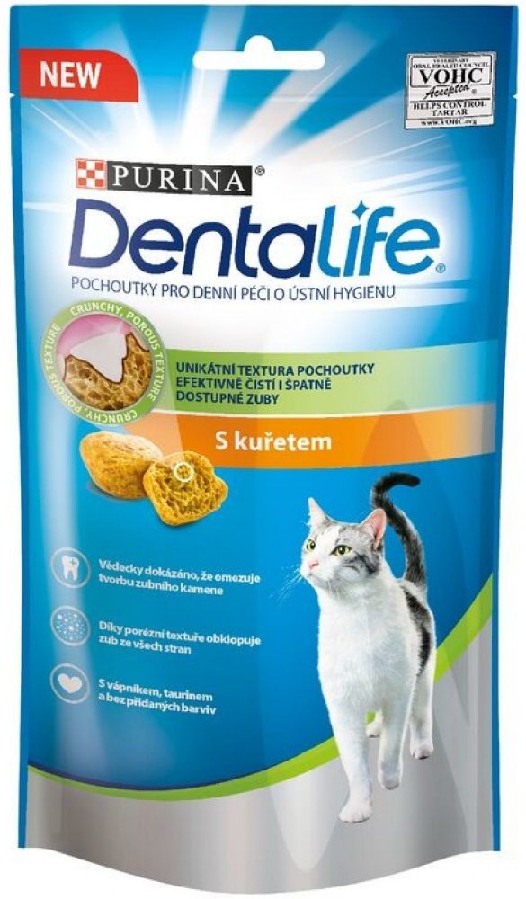 Purina Cat Dentalife s kuřetem 40g