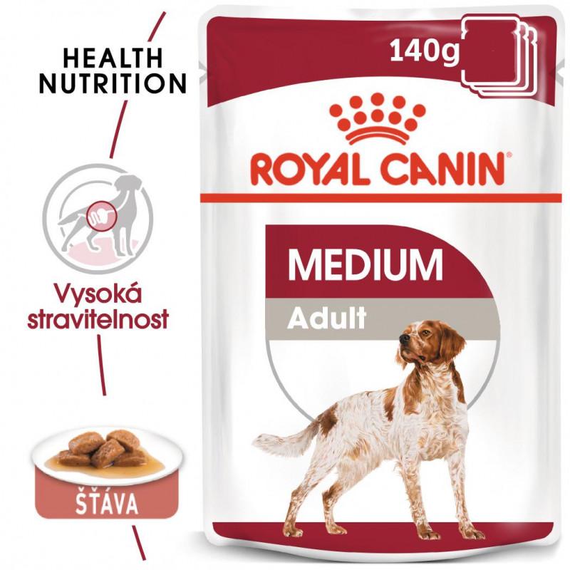 Royal Canin Medium Adult kapsičky 10x140g