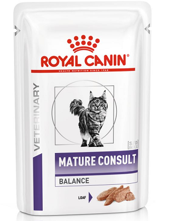 Royal Canin VCN Cat Mature Consult Balance Loaf 12x85g