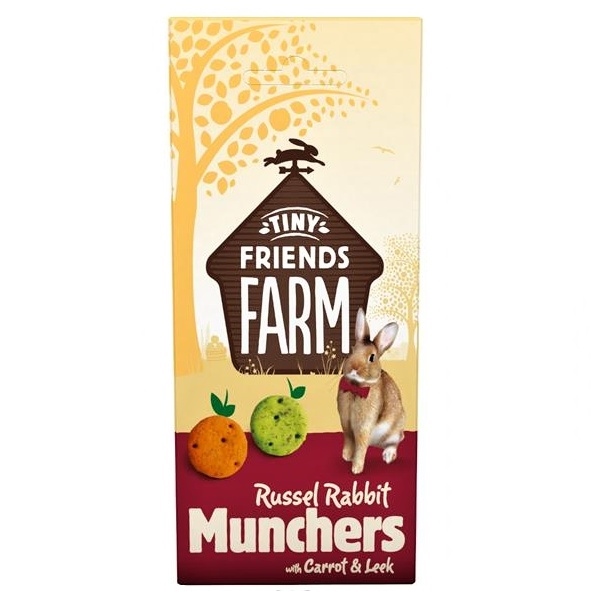 Supreme Tiny FARM Snack Russel Munchers - králík 120g