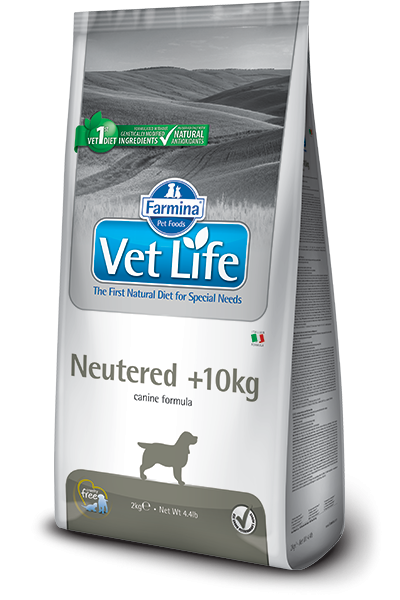 Vet Life Natural Dog Neutered >10kg 2x12kg